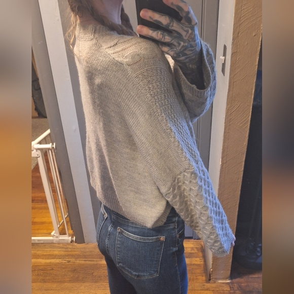 Princess Polly Balloon Sleeve Cropped Knit Sweater size M/L - Picture 4 of 9